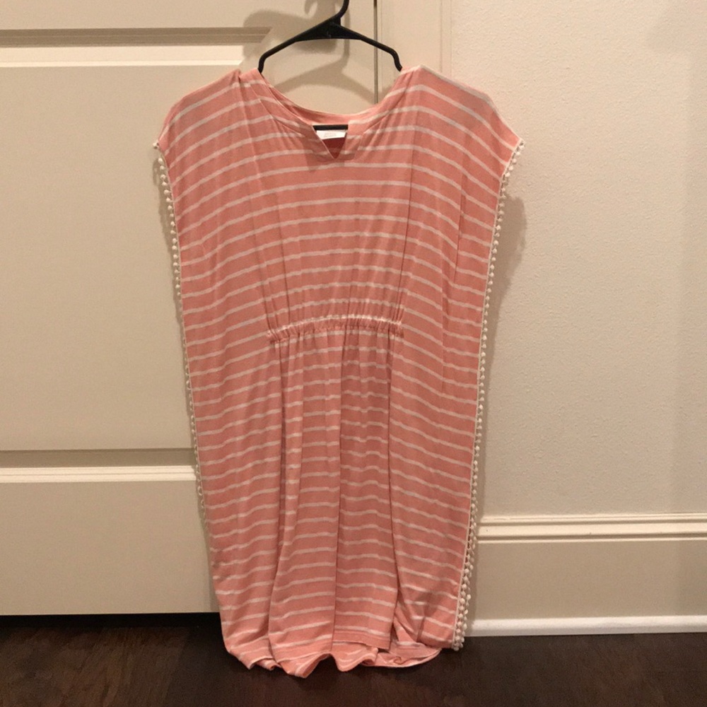 Pink striped Dress